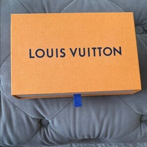 Louis Vuitton Orange Box with Blue Tab